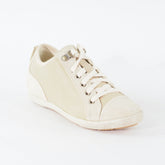Womens Timberland Ballard Ox 3848R Cream Leather Lace Up Low Top Casual Shoes